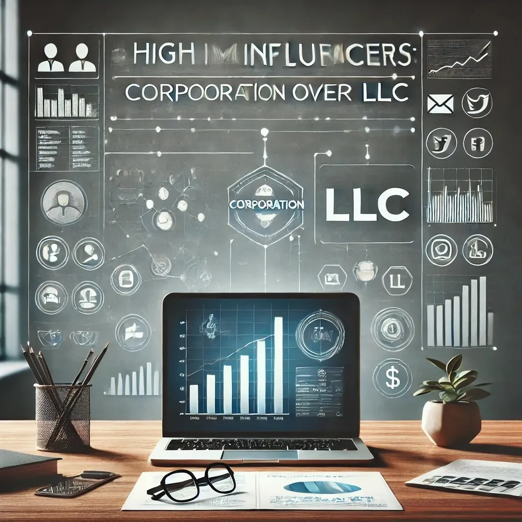 Influencers de Altos Ingresos: ¿Corporación o LLC?